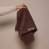 Bathroom Hommey | 2 Pack Hand Towel - Chocolate Brown | Super Plush 100% Cotton Bathroom Hand Towel 50Cm X 80Cm Cocoa