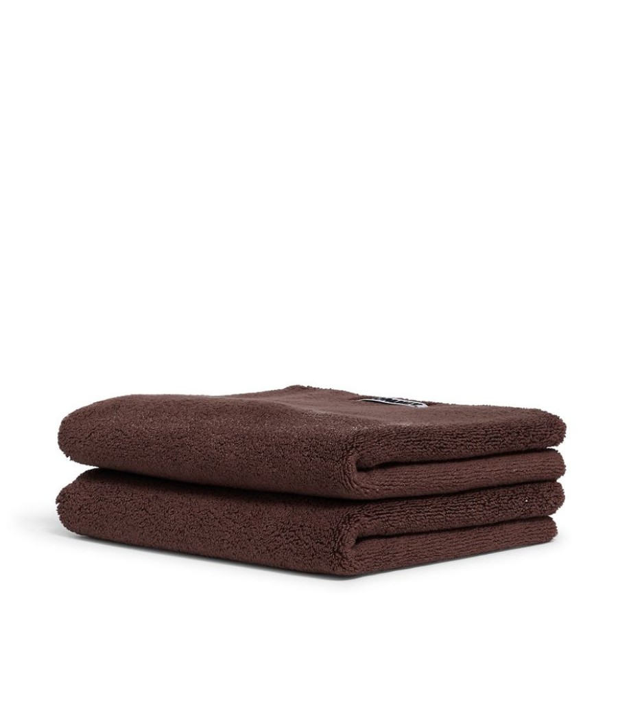 Bathroom Hommey | 2 Pack Hand Towel - Chocolate Brown | Super Plush 100% Cotton Bathroom Hand Towel 50Cm X 80Cm Cocoa