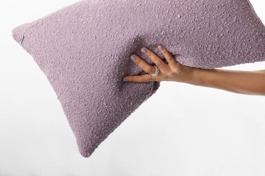 Cushions Hommey | Cushion - Lumbar Boucle Lilac Cushion