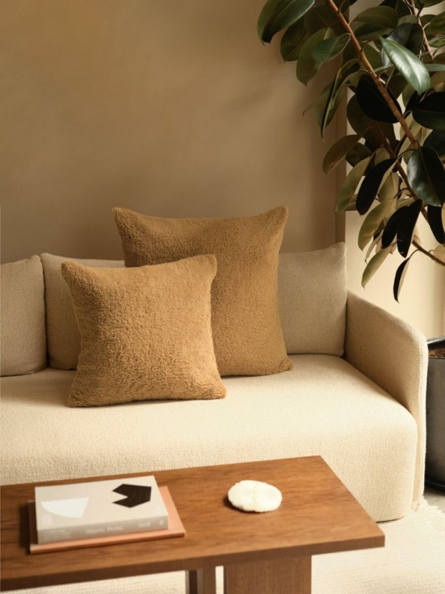 Cushions Hommey | Cushion - Essential Faux Fur Tan Cushion