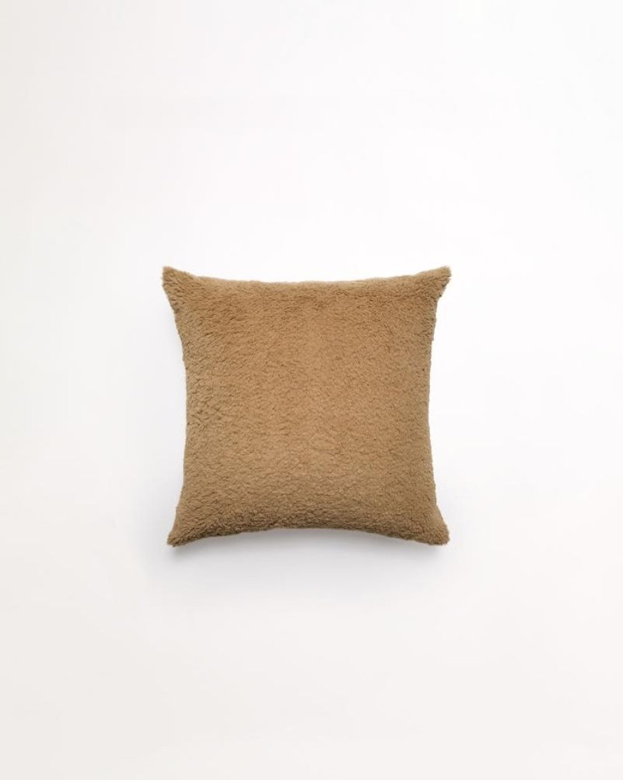 Cushions Hommey | Cushion - Essential Faux Fur Tan Cushion