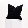 Cushions Hommey | Large Black Boucle Cushion | 63Cm X 63Cm European Pillow For Sofas Raven Cushion