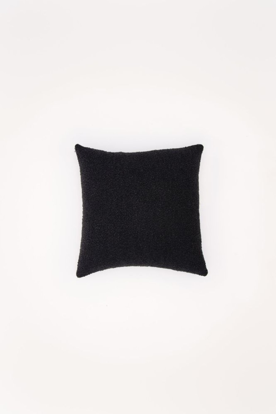 Cushions Hommey | Large Black Boucle Cushion | 63Cm X 63Cm European Pillow For Sofas Raven Cushion