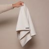 Bathroom Hommey | 2 Pack Hand Towel - White | Super Plush 100% Cotton Bathroom Hand Towel 50Cm X 80Cm Milkshake