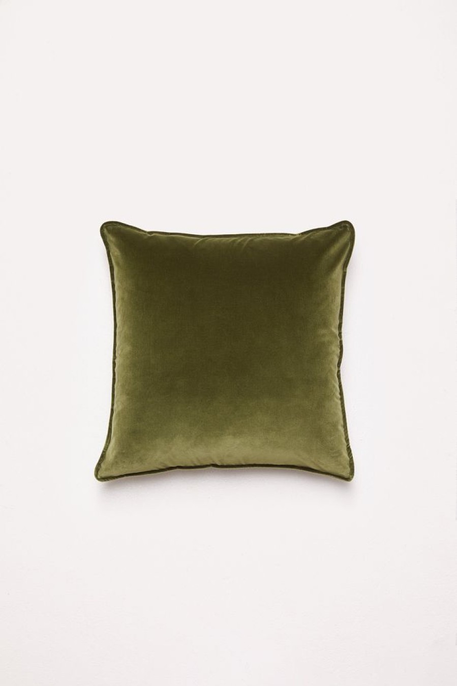 Cushions Hommey | Cushion - Big Velvet Sicilian Olive Cushion