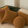 Cushions Hommey | Cushion - Big Linen Ochre (Cover Only)