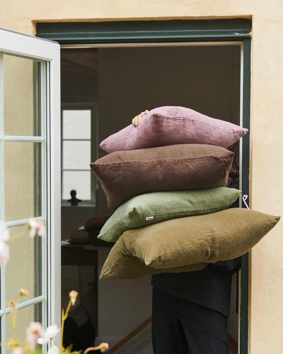 Cushions Hommey | Cushion - Essential Linen Mauve Cushion