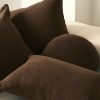 Cushions Hommey | Cushion - Essential Linen Chocolate (Cover Only)