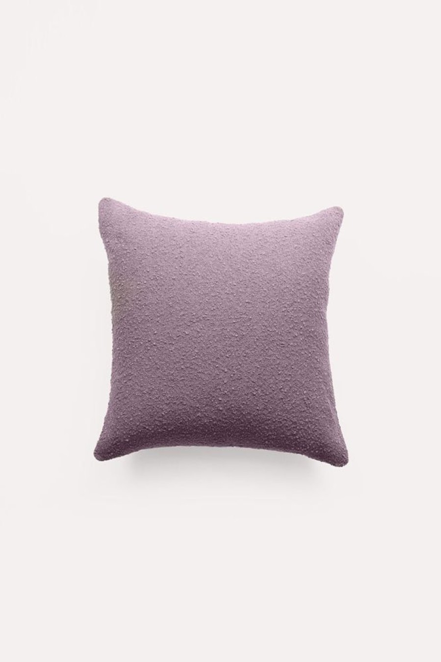 Cushions Hommey | Large Purple Boucle Cushion | 63Cm X 63Cm European Pillow For Sofas Lilac Cushion