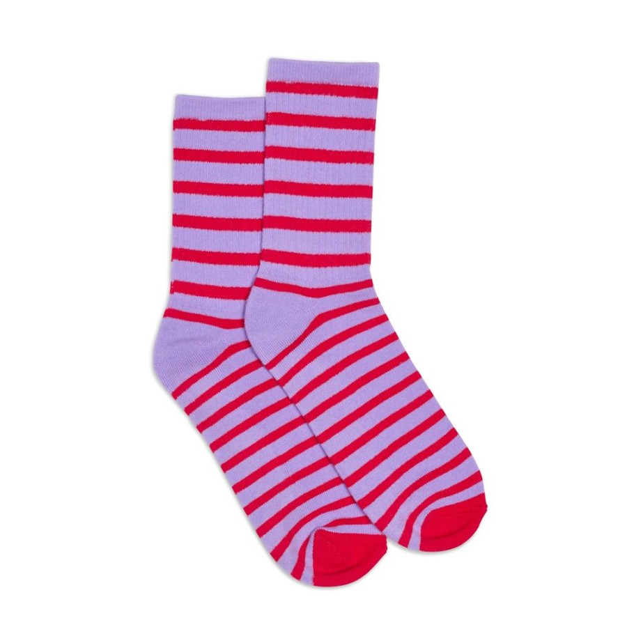 Socks & Slides Hommey | Socks 2 Pack Grapefruit Stripes