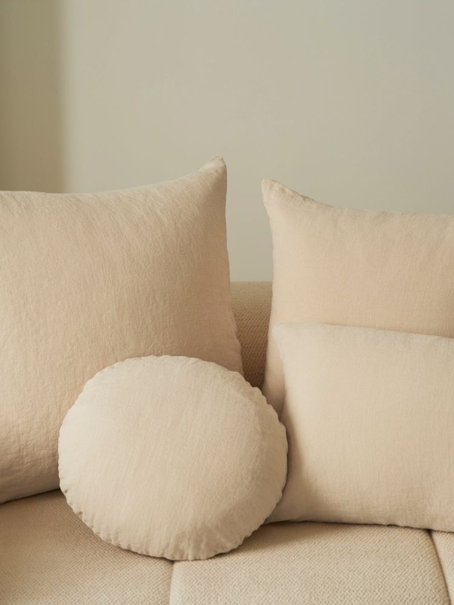 Cushions Hommey | Cushion - Big Linen Oat (Cover Only)