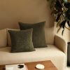 Cushions Hommey | Cushion - Essential Faux Fur Olive Cushion