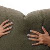 Cushions Hommey | Cushion - Essential Boucle Olive Cushion