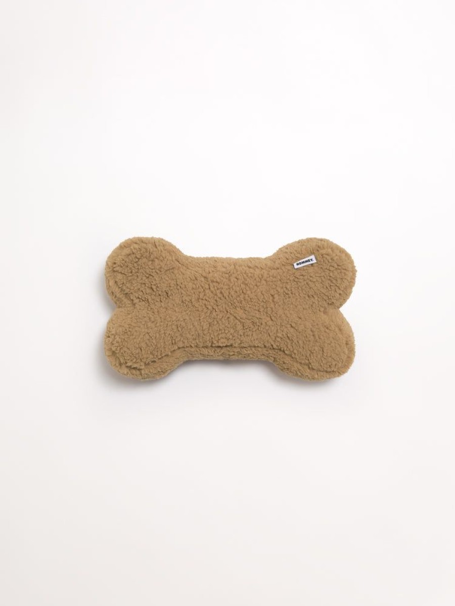 Pet Hommey | Faux Fur Bone Pillow Tan