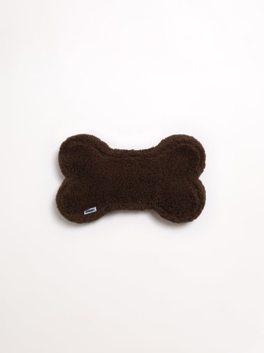 Pet Hommey | Faux Fur Bone Pillow Coffee