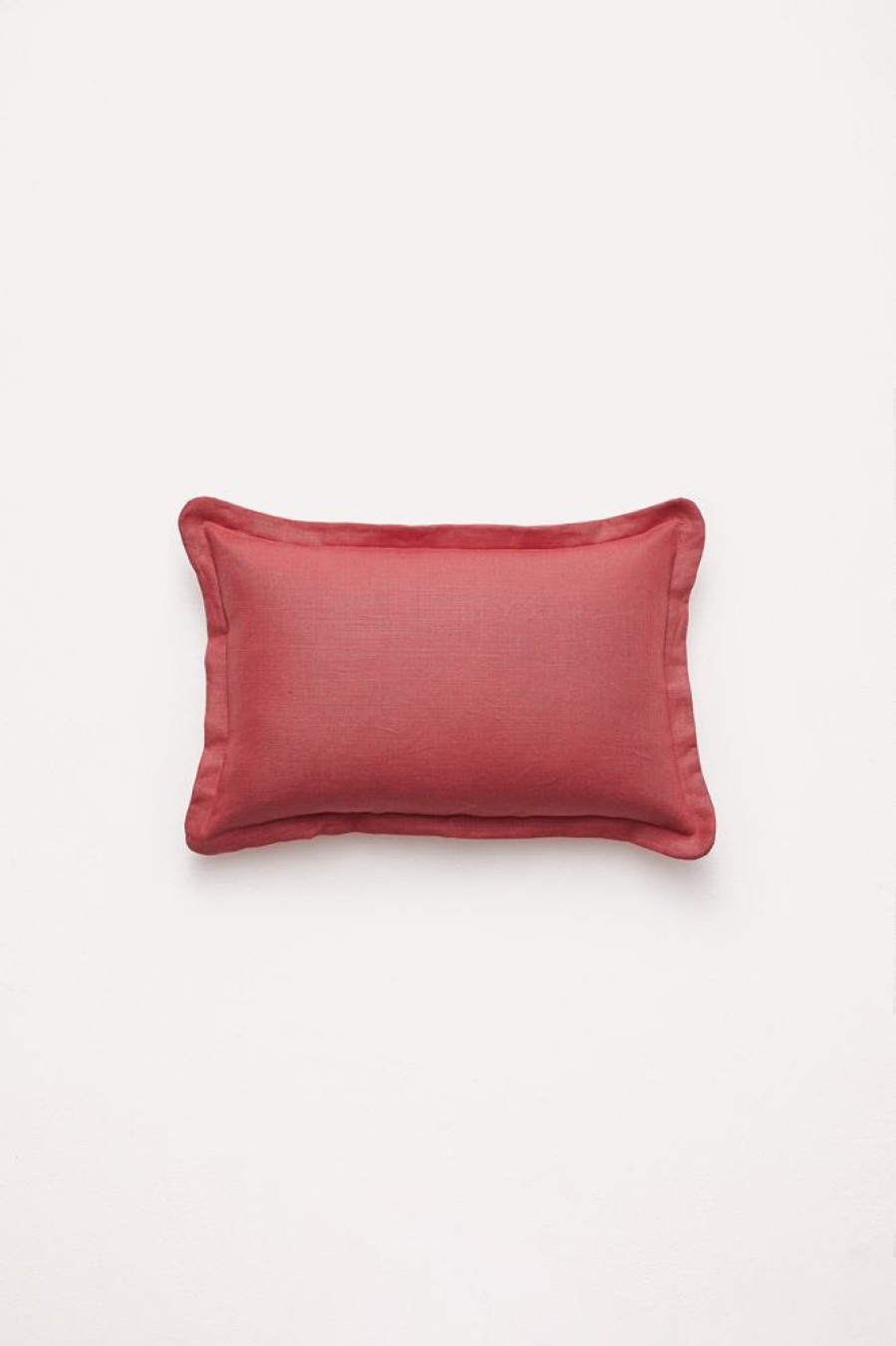 Cushions Hommey | Cushion - Lumbar Linen Cushion Campari