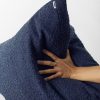 Cushions Hommey | Large Navy Boucle Cushion | 63Cm X 63Cm European Pillow For Sofas Duke Cushion