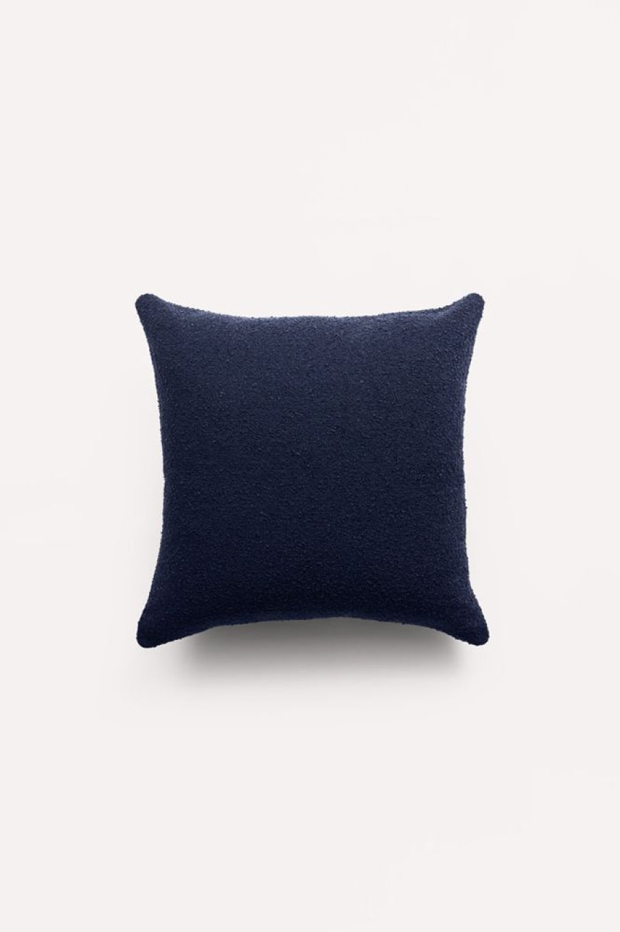 Cushions Hommey | Large Navy Boucle Cushion | 63Cm X 63Cm European Pillow For Sofas Duke Cushion