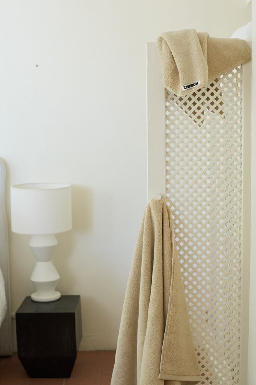 Bathroom Hommey | 2 Pack Bath Towel - Cream | Super Plush 100% Cotton Bathroom Towel 70Cm X 140Cm Coconut