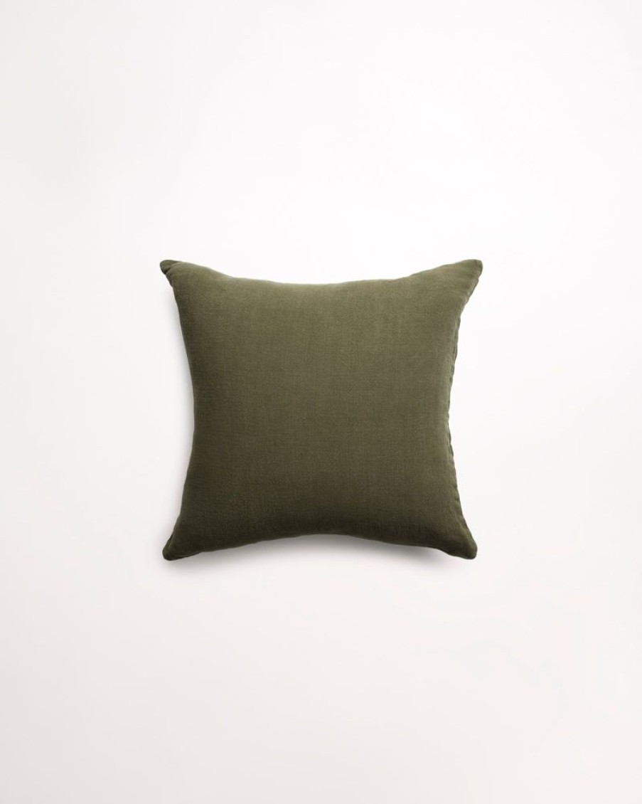 Cushions Hommey | Cushion - Essential Linen Khaki (Cover Only)