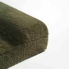 Pet Hommey | Hommey Faux Fur Dog Bed - Green | Durable, Thick, Washable & Orthopaedic Pet Bed Olive