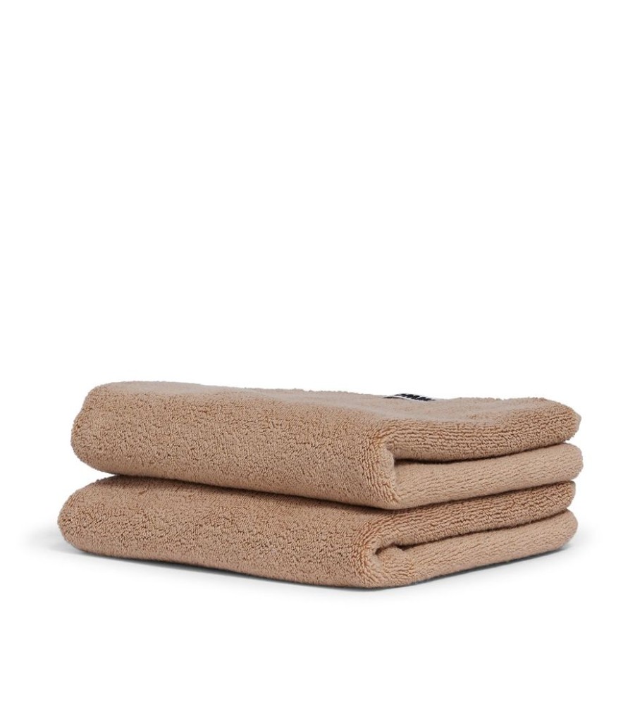 Bathroom Hommey | 2 Pack Hand Towel | Super Plush 100% Cotton Bathroom Hand Towel 50Cm X 80Cm Latte