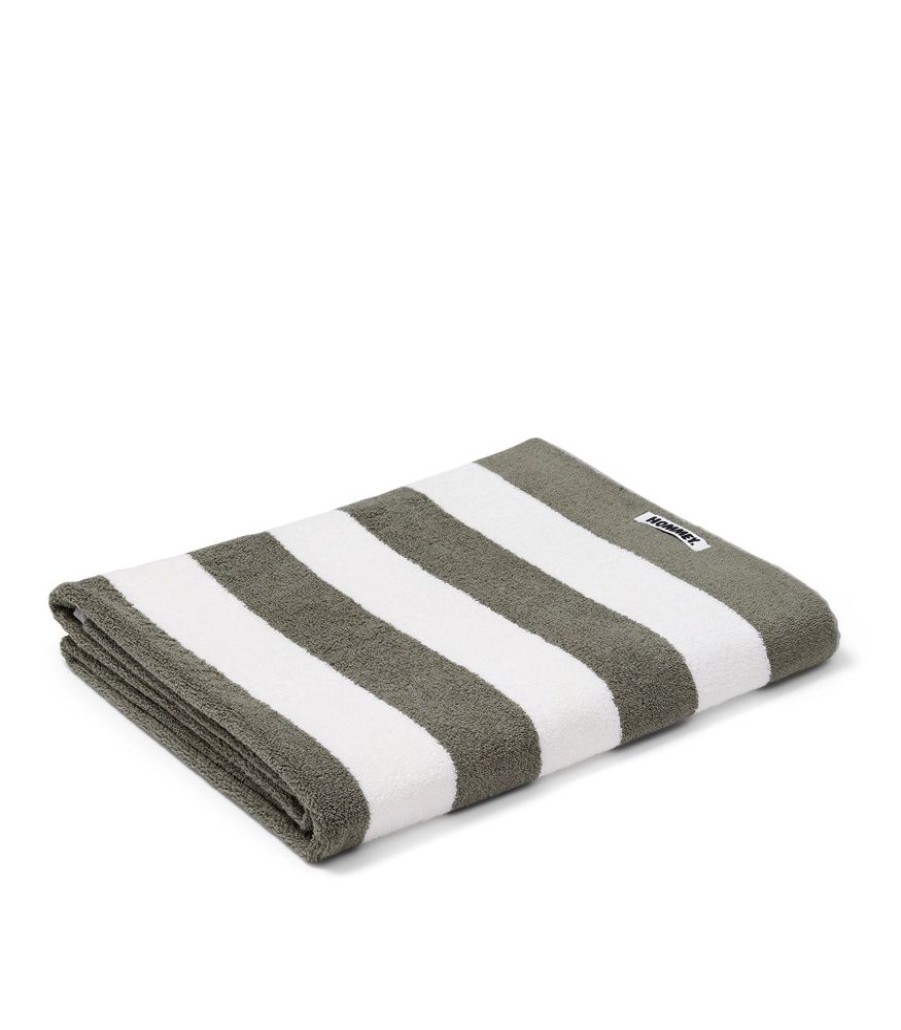 Bathroom Hommey | Beach Towel Matcha Stripes