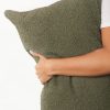 Cushions Hommey | Cushion - Lumbar Boucle Olive Cushion