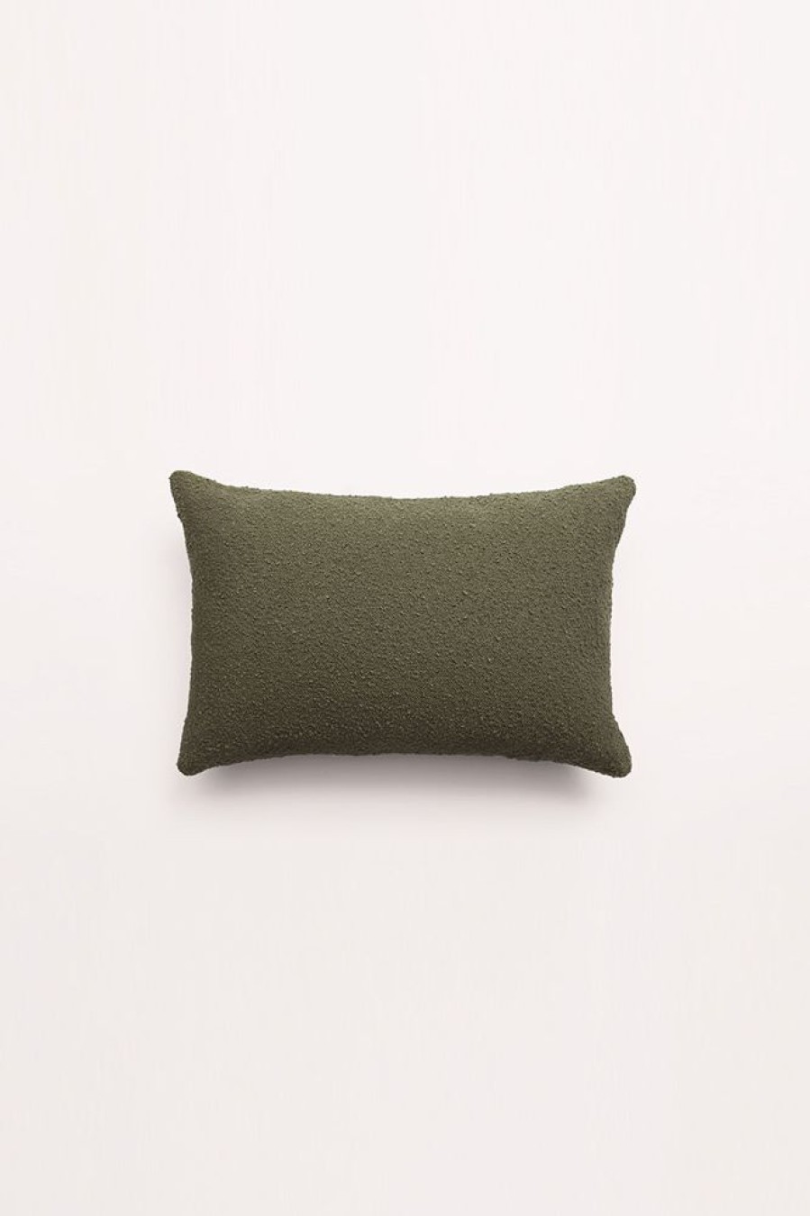 Cushions Hommey | Cushion - Lumbar Boucle Olive Cushion