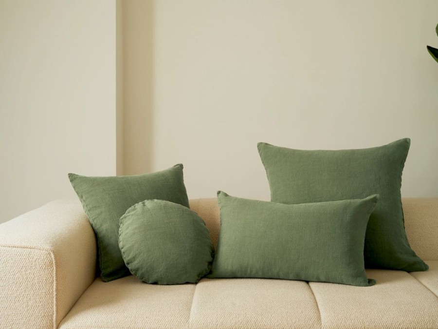 Cushions Hommey | Cushion - Big Linen Moss (Cover Only)