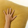 Cushions Hommey | Large Yellow Boucle Cushion | 63Cm X 63Cm European Pillow For Sofas Sunflower Cushion