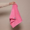 Bathroom Hommey | 2 Pack Hand Towel - Hot Pink | Super Plush 100% Cotton Bathroom Hand Towel 50Cm X 80Cm Bubblegum