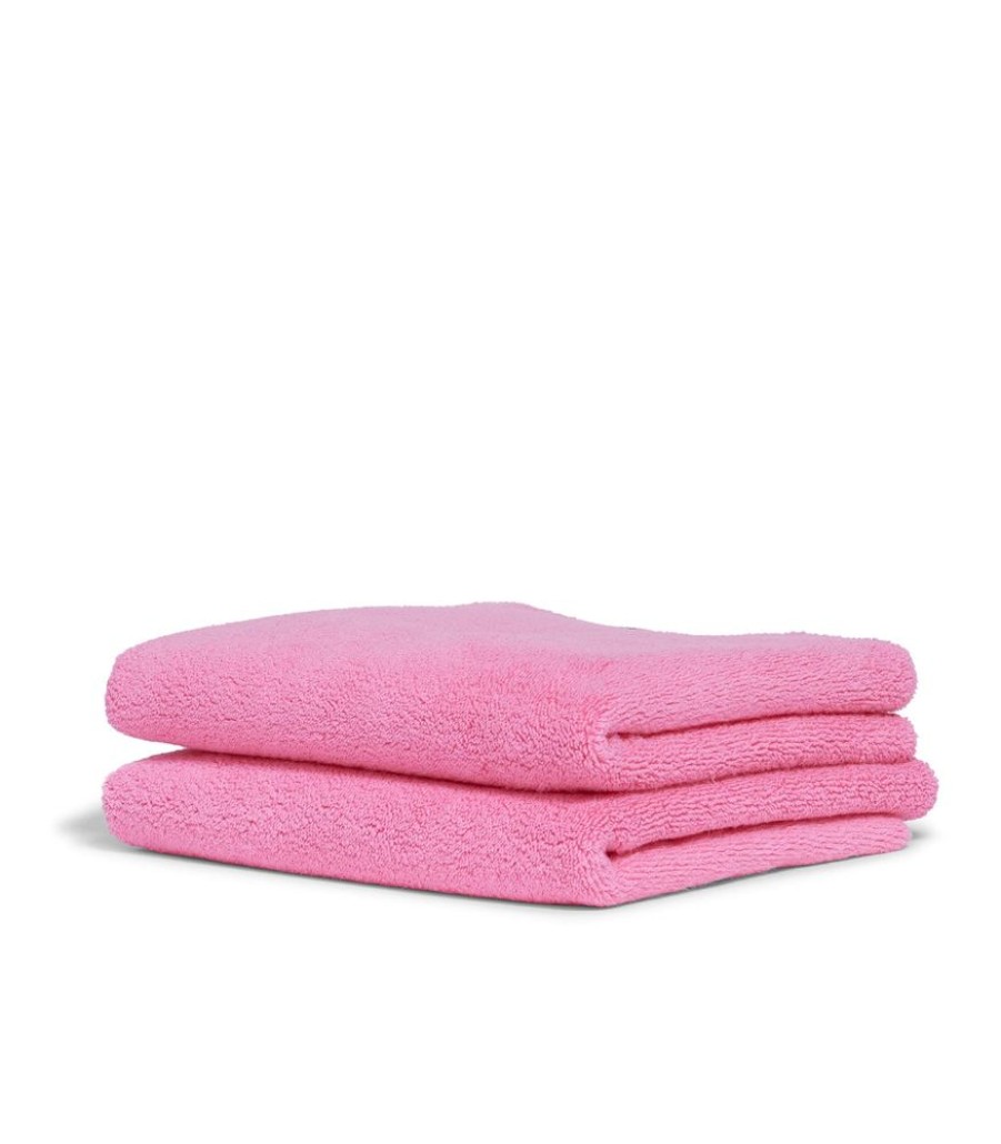 Bathroom Hommey | 2 Pack Hand Towel - Hot Pink | Super Plush 100% Cotton Bathroom Hand Towel 50Cm X 80Cm Bubblegum