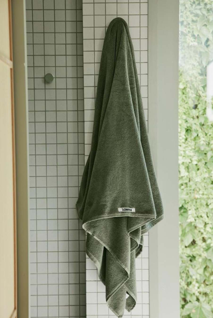 Bathroom Hommey | 2 Pack Bath Towel - Green | Super Plush 100% Cotton Bathroom Towel 70Cm X 140Cm Sage