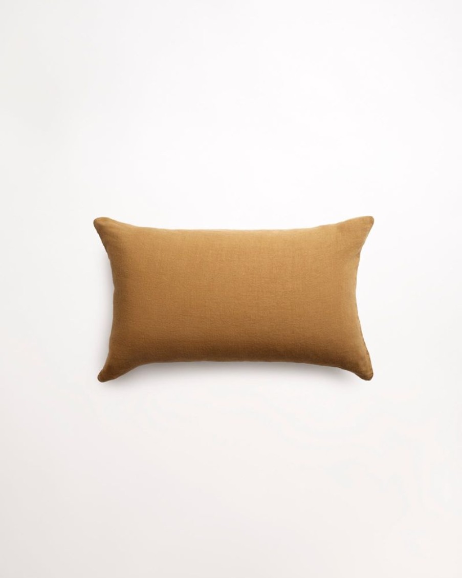 Cushions Hommey | Cushion - Lumbar Linen Ochre (Cover Only)