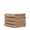 Bathroom Hommey | 2 Pack Face Washer Towel - Light Brown | Super Plush 100% Cotton Bathroom Towel 30Cm X 30Cm Latte