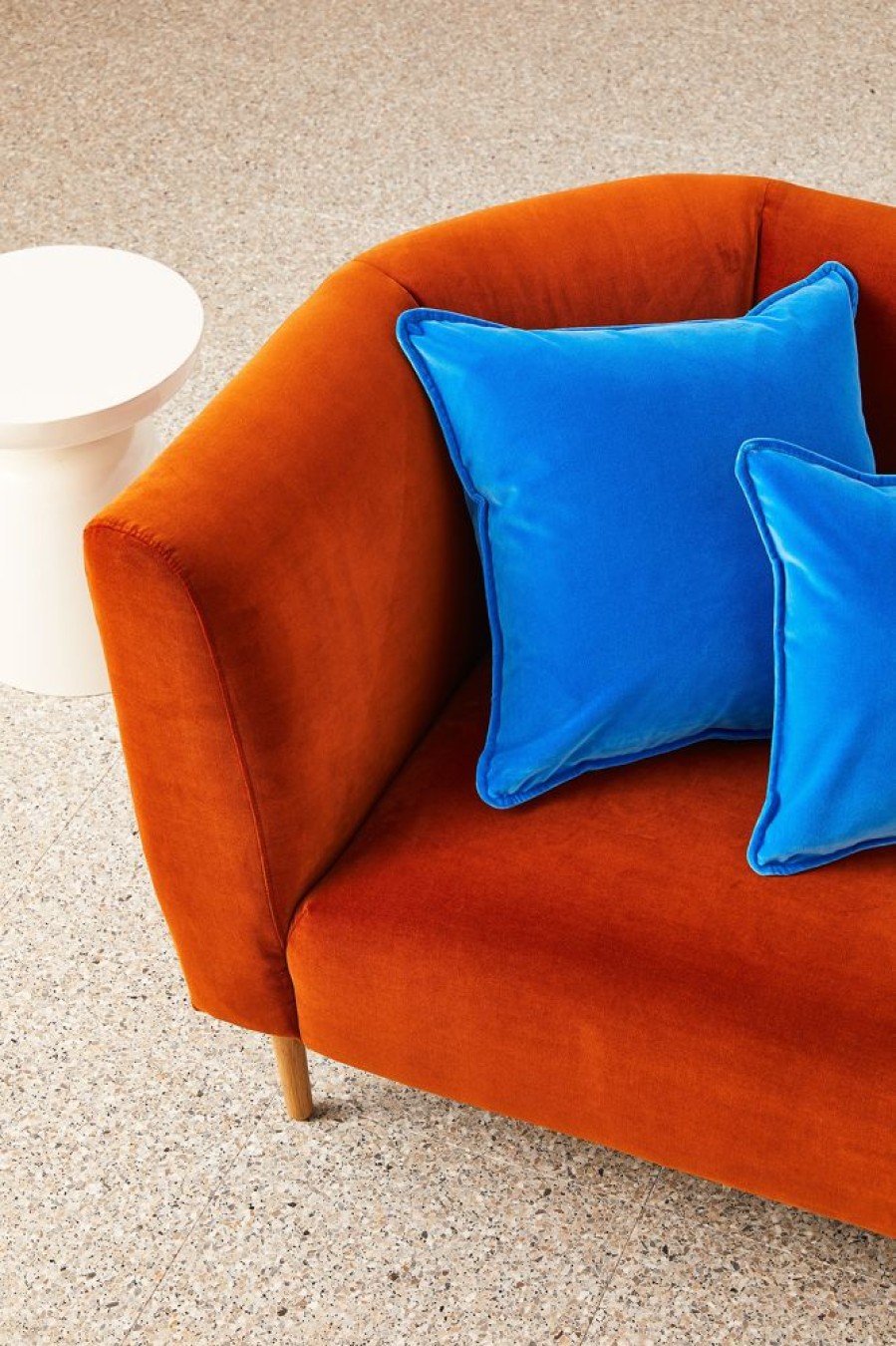 Cushions Hommey | Cushion - Essential Velvet Blue Lagoon (Cover Only)