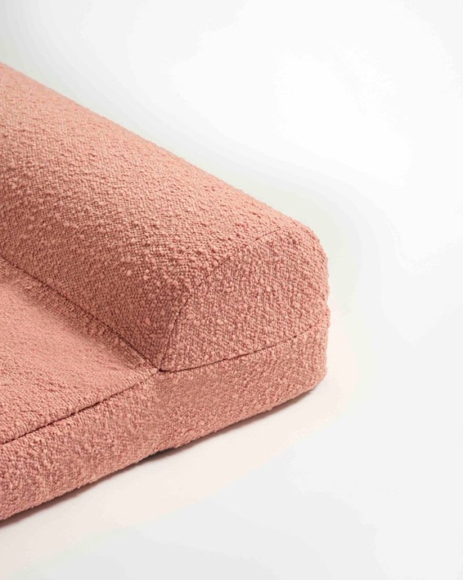 Pet Hommey | Hommey Boucle Dog Bed - Pink | Durable, Thick, Washable & Orthopaedic Pet Bed Blush