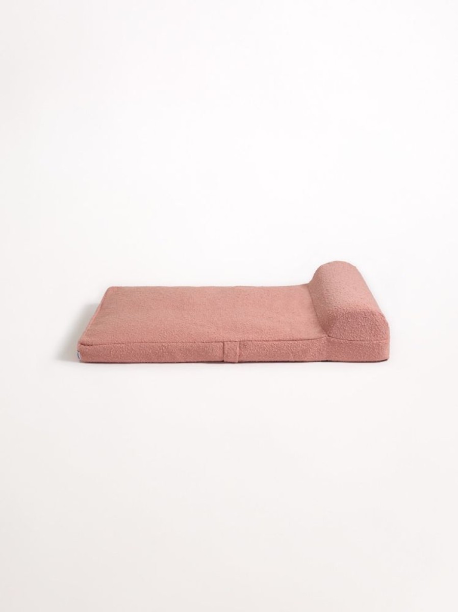 Pet Hommey | Hommey Boucle Dog Bed - Pink | Durable, Thick, Washable & Orthopaedic Pet Bed Blush