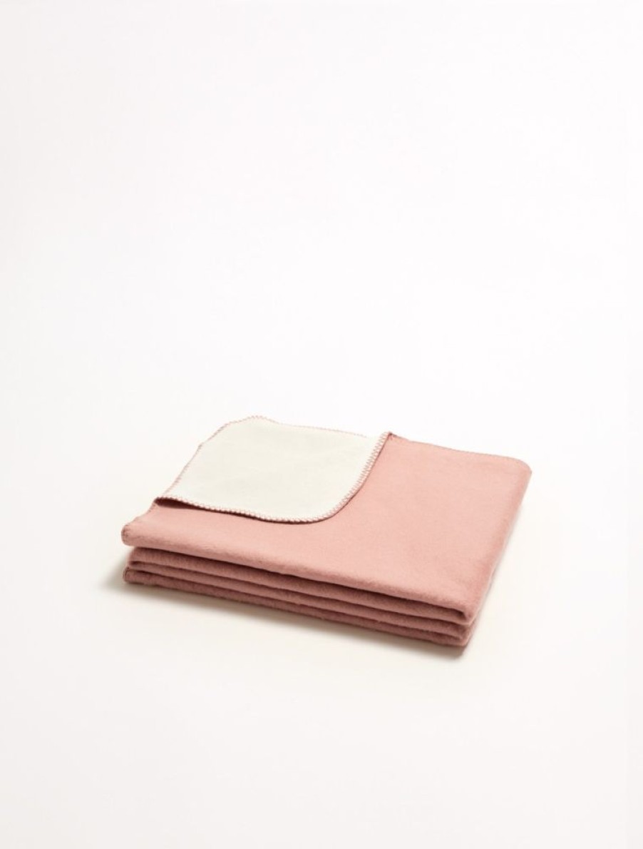 Throw Blankets Hommey | Reversible Throw Blanket Dusty Rose