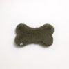 Pet Hommey | Faux Fur Bone Pillow Olive