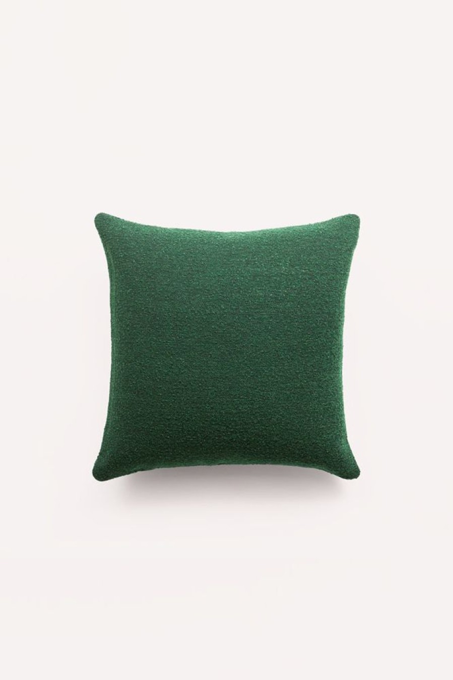 Cushions Hommey | Large Green Boucle Cushion | 63Cm X 63Cm European Pillow For Sofas Forest Green Cushion