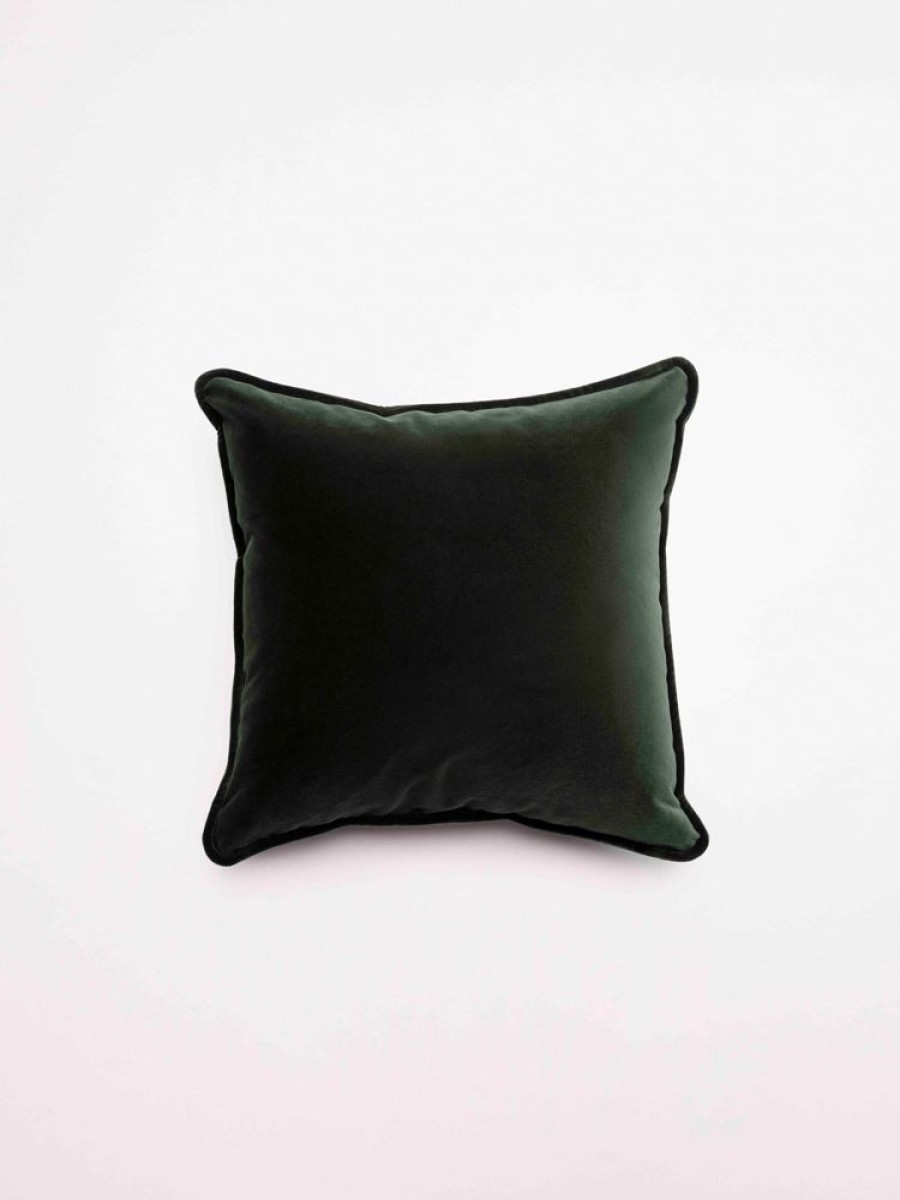 Cushions Hommey | Cushion - Big Velvet Forest Green Cushion