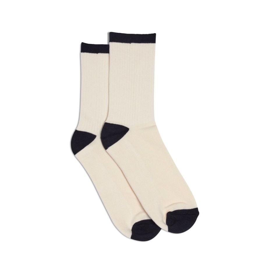 Socks & Slides Hommey | Socks 2 Pack Vanilla Bean Stripes