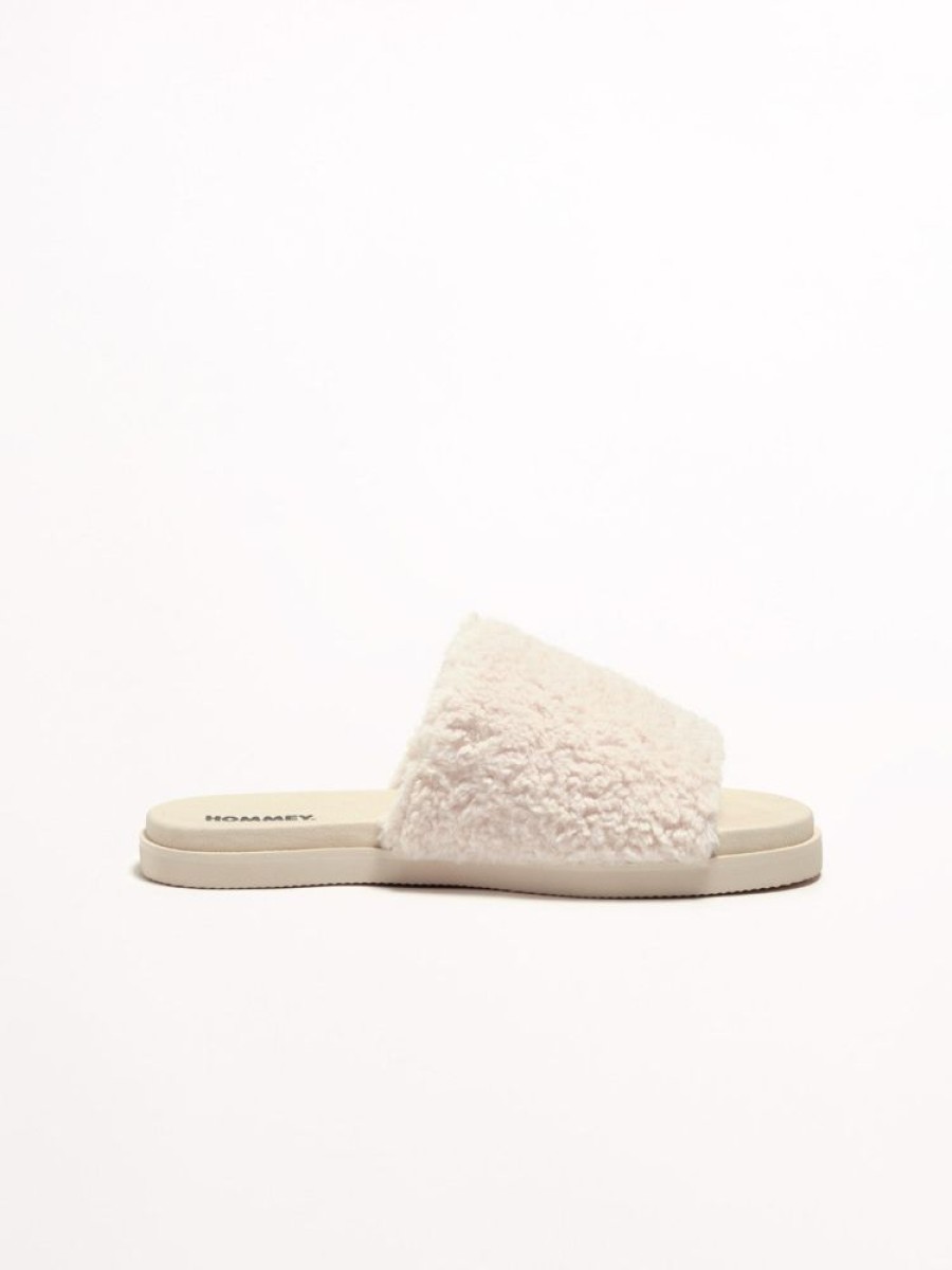 Socks & Slides Hommey | Poppy Marshmallow