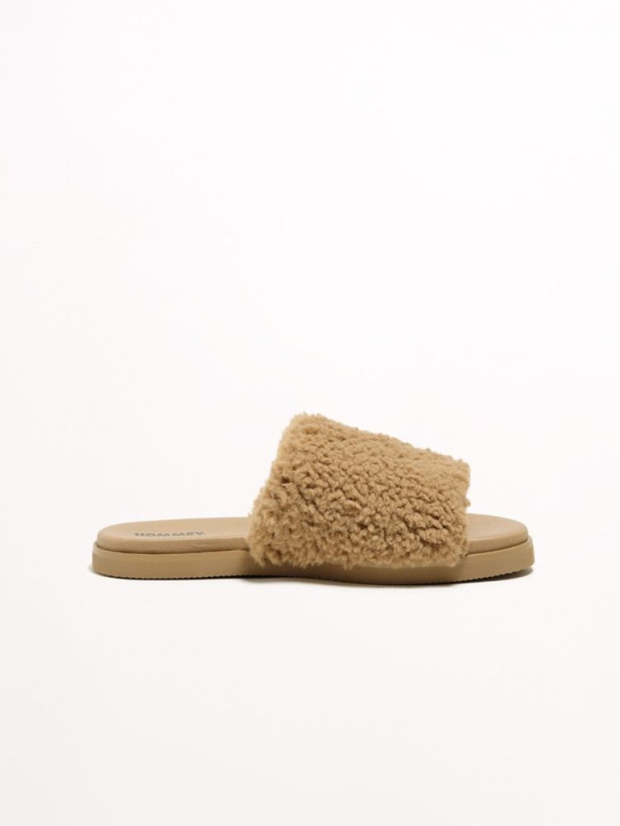 Socks & Slides Hommey | Poppy Tan