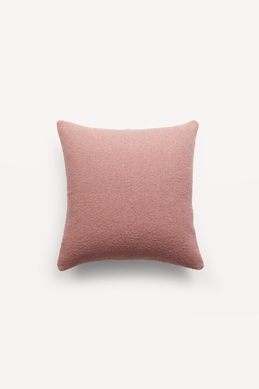 Cushions Hommey | Large Pink Boucle Cushion | 63Cm X 63Cm European Pillow For Sofas Blush Cushion