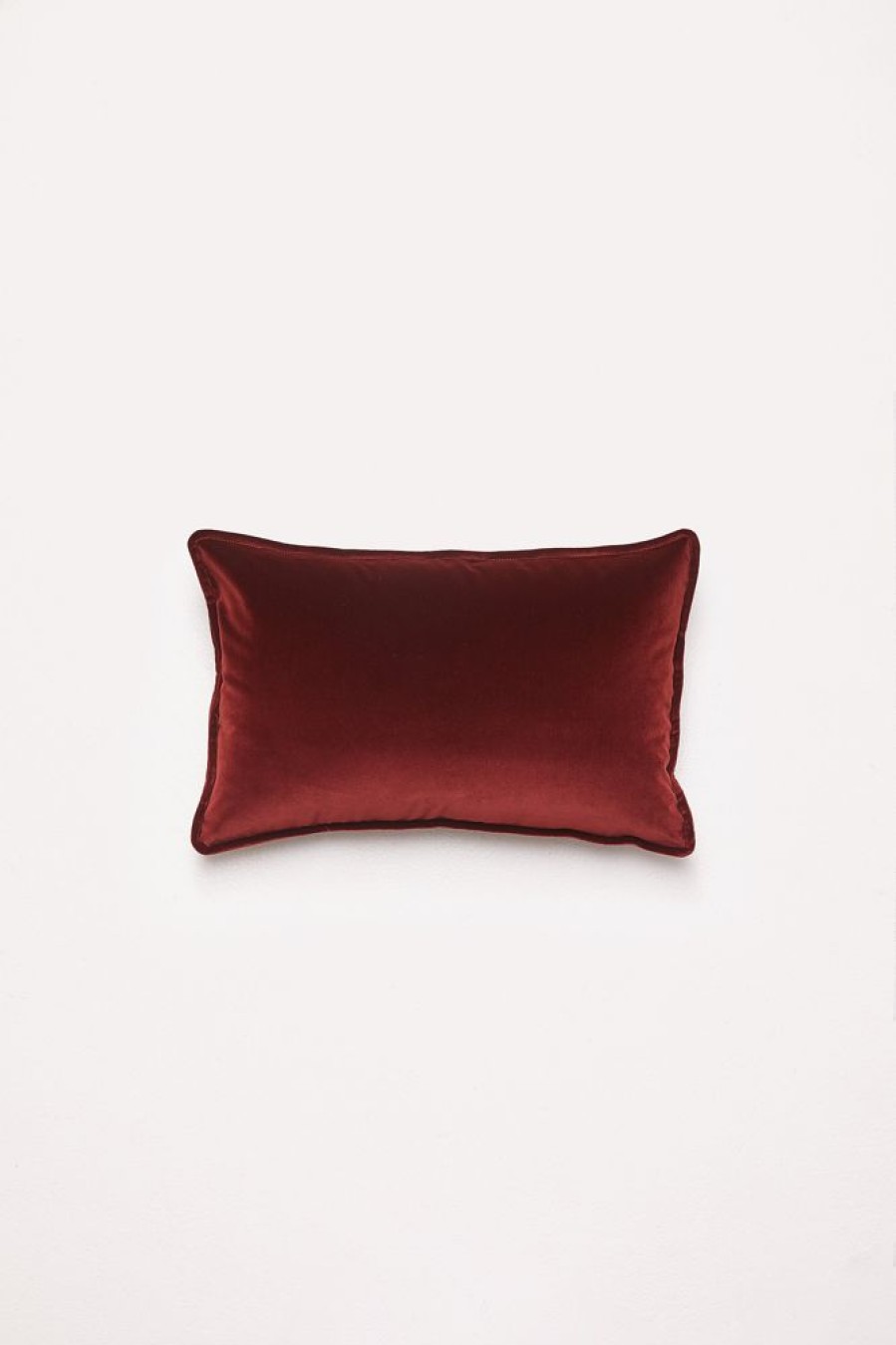 Cushions Hommey | Cushion - Lumbar Velvet Cognac Cushion