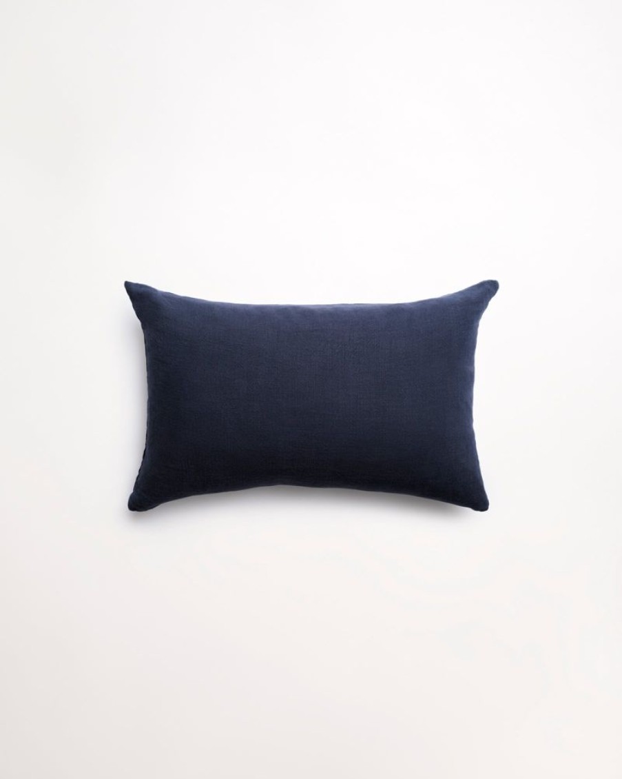 Cushions Hommey | Cushion - Lumbar Linen Indigo (Cover Only)