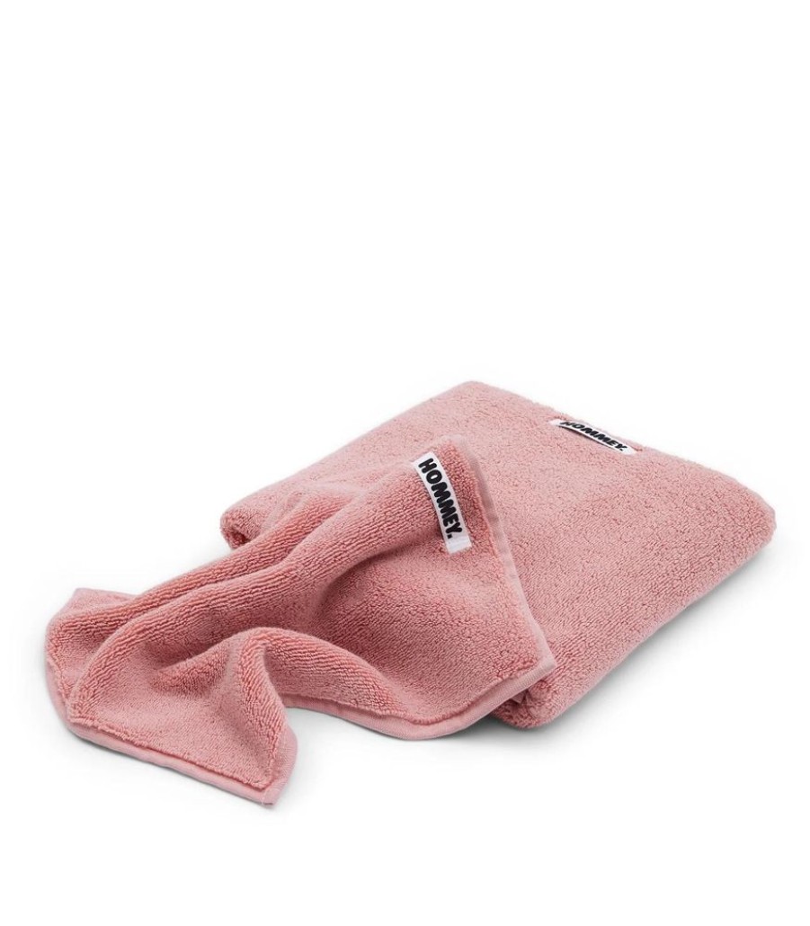 Bathroom Hommey | 2 Pack Face Washer Towel - Pink | Super Plush 100% Cotton Bathroom Towel 30Cm X 30Cm Blush